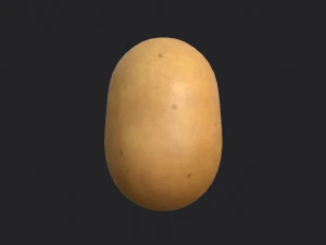 आलू 3D मॉडल