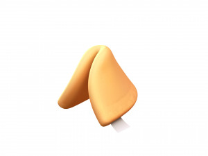 fortune cookie 3D Model