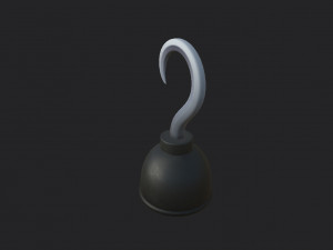 hook hand 3D मॉडल