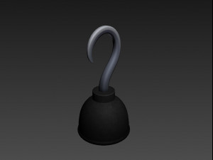 hook hand 3D मॉडल