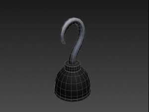 hook hand 3D मॉडल