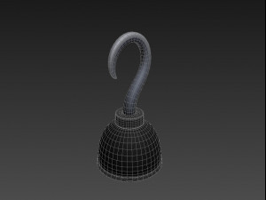 hook hand 3D मॉडल