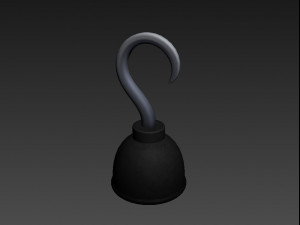 hook hand 3D मॉडल