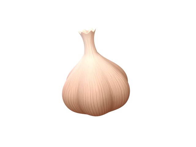 garlic 3D-Modell .c4d .max .obj .3ds .fbx .stl .blend 