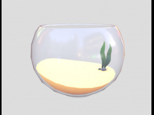 fish bowl Model 3D