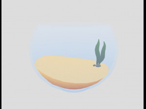 fish bowl Model 3D