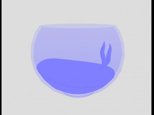 fish bowl Model 3D