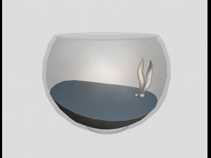 fish bowl Model 3D