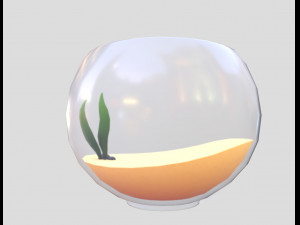 fish bowl Model 3D