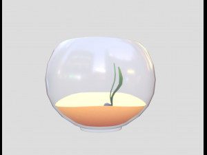 fish bowl Model 3D