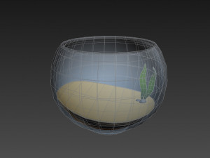 fish bowl Model 3D