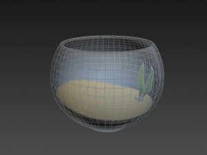 fish bowl Model 3D