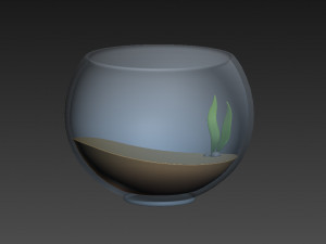 fish bowl Model 3D