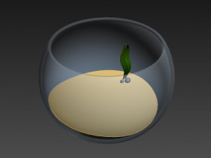fish bowl Model 3D
