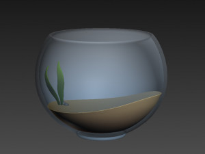 fish bowl Model 3D