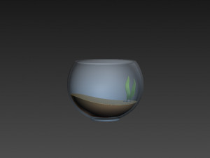 fish bowl Model 3D