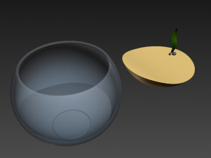 fish bowl Model 3D