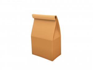 paper bag 3Dモデル