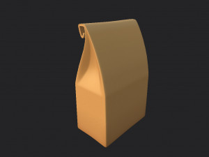 paper bag 3D 模型