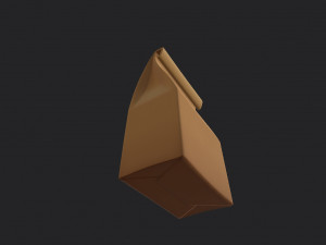 paper bag 3D 模型