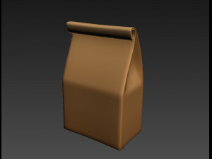 paper bag 3D 模型
