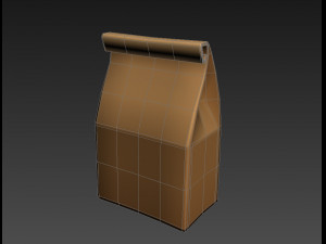 paper bag 3D 模型