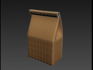 paper bag 3D 模型