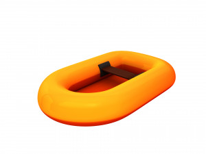 rubber raft 3D मॉडल