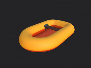 rubber raft 3D Model