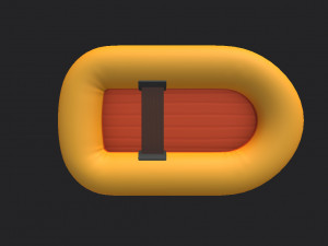 rubber raft 3D Model