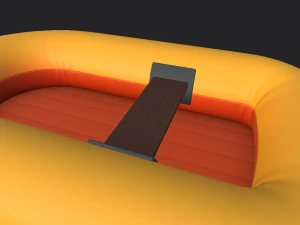 고무 뗏목 3D 모델