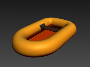 rubber raft 3D Model