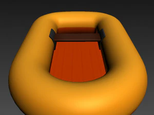 고무 뗏목 3D 모델