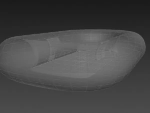 고무 뗏목 3D 모델