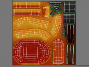 고무 뗏목 3D 모델