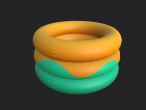 inflatable pool 3D 模型
