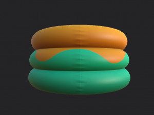 inflatable pool 3D 模型