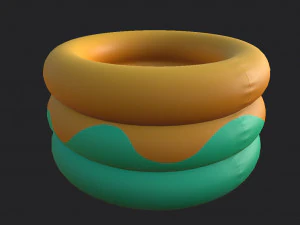 piscina gonfiabile Modello 3D