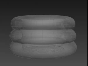 piscina gonfiabile Modello 3D