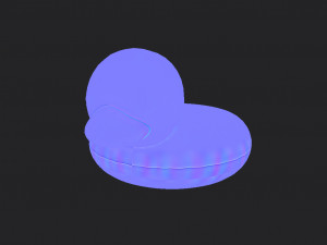 swimming ring duck 3D Model