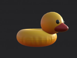 swimming ring duck 3D Model
