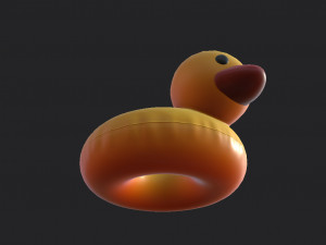 swimming ring duck 3D Model