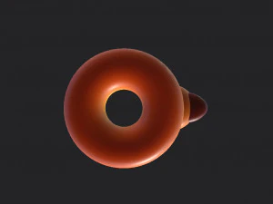 Schwimmring-Ente 3D Modell