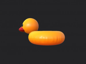 swimming ring duck 3D Model