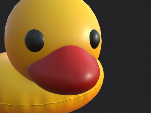 swimming ring duck 3D Model