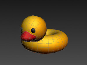 swimming ring duck 3D Model