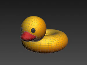 Schwimmring-Ente 3D Modell
