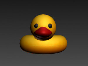 swimming ring duck 3D Model