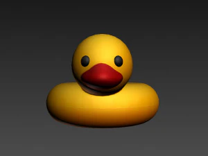 Schwimmring-Ente 3D Modell