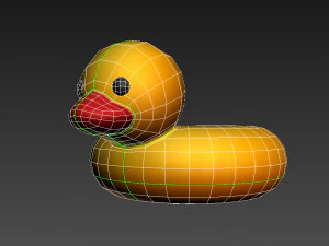 Schwimmring-Ente 3D Modell